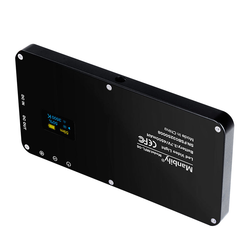 Manbily MFL-06 Photography Dimmable Mini LED Video Lamp Light