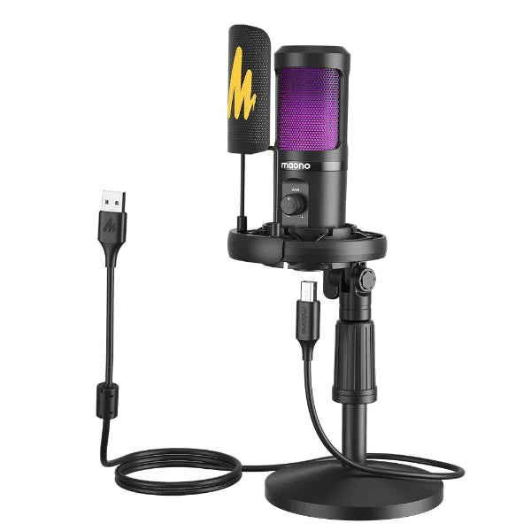 MAONO PM461 Series Professional Condenser USB Microphone for podcasting gaming