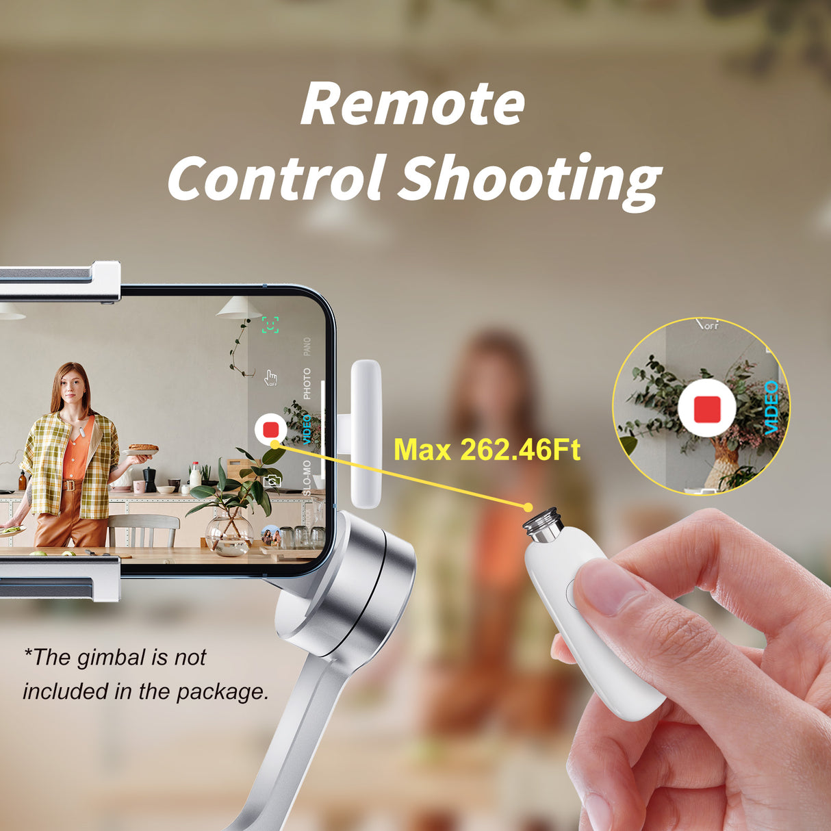 FUNSNAP Mic Tok 2.4 GHz Wireless Lavalier Microphone,Type-C/ Lighting