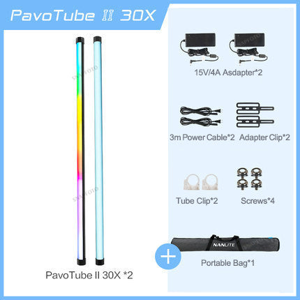 Nanlite Pavotube II 15x 30x LED RGB Handheld Light Stick