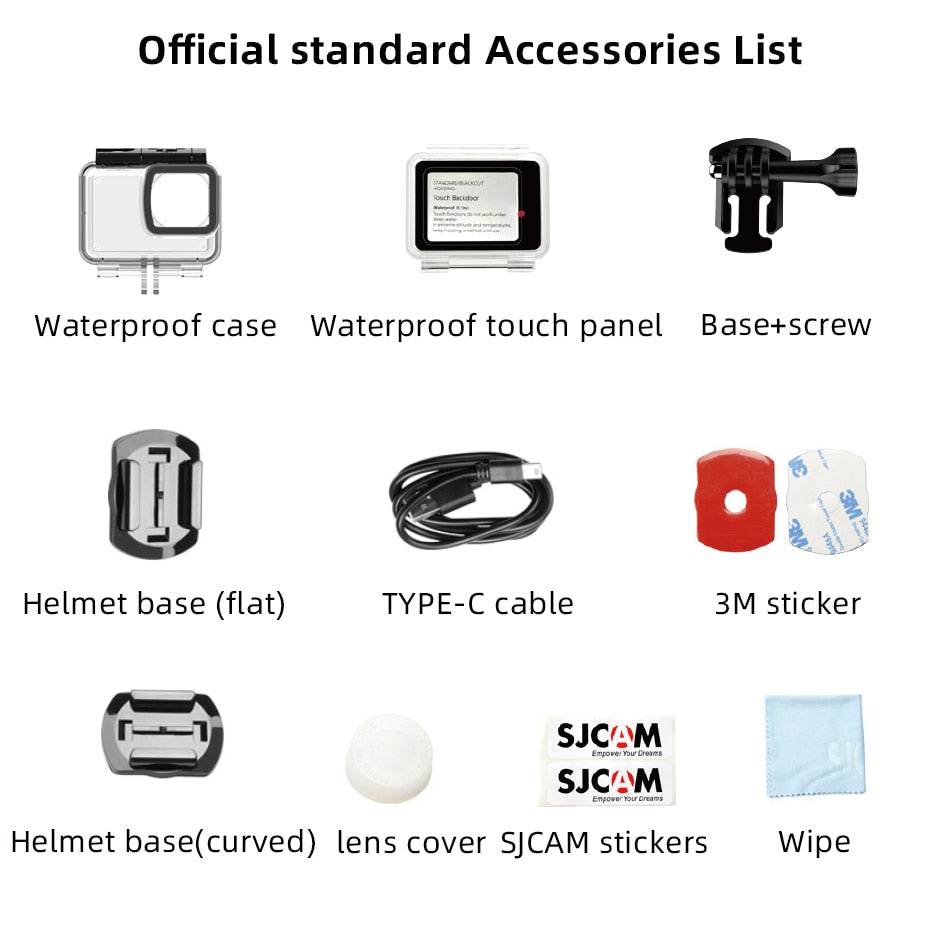 SJCAM SJ10 Pro Dual Screen Switching 4K/60FPS Action Camera