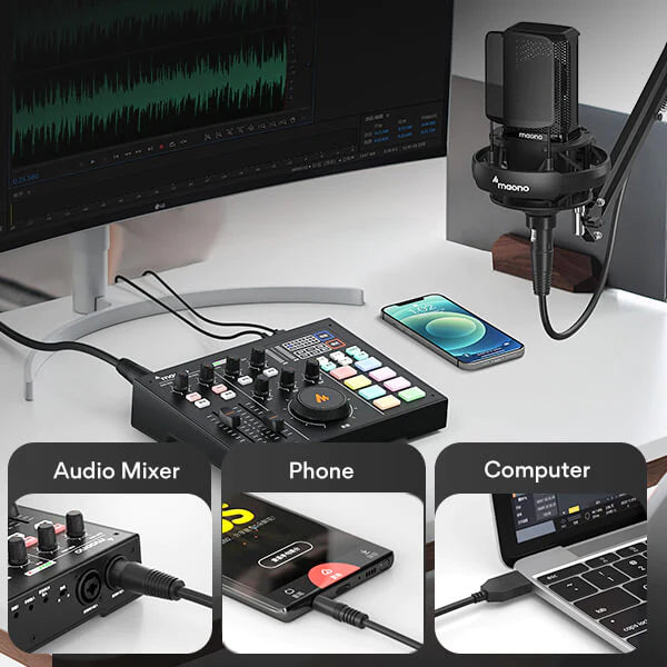 MAONO PM500 Studio-Quality XLR Microphone