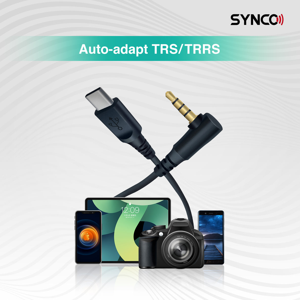 SYNCO MMIC U3 Cardioid Microphone for Smartphone Camera