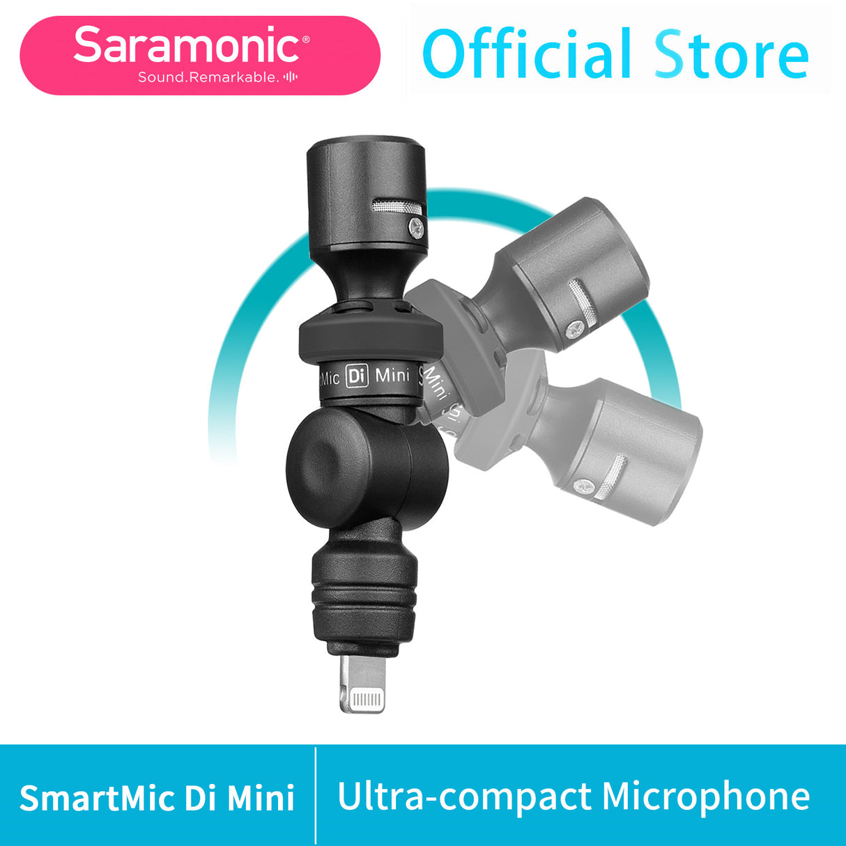 Saramonic SmartMic Di Mini smartphone Microphone for Apple MFi Lightning Connector