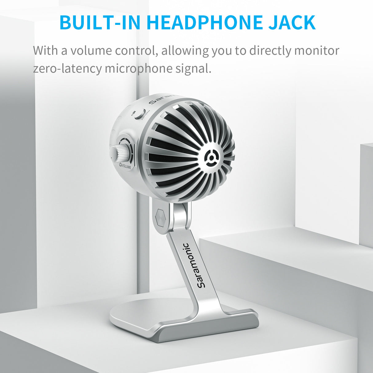 Saramonic MTV550 Professionelles kabelgebundenes Desktop-Mikrofon