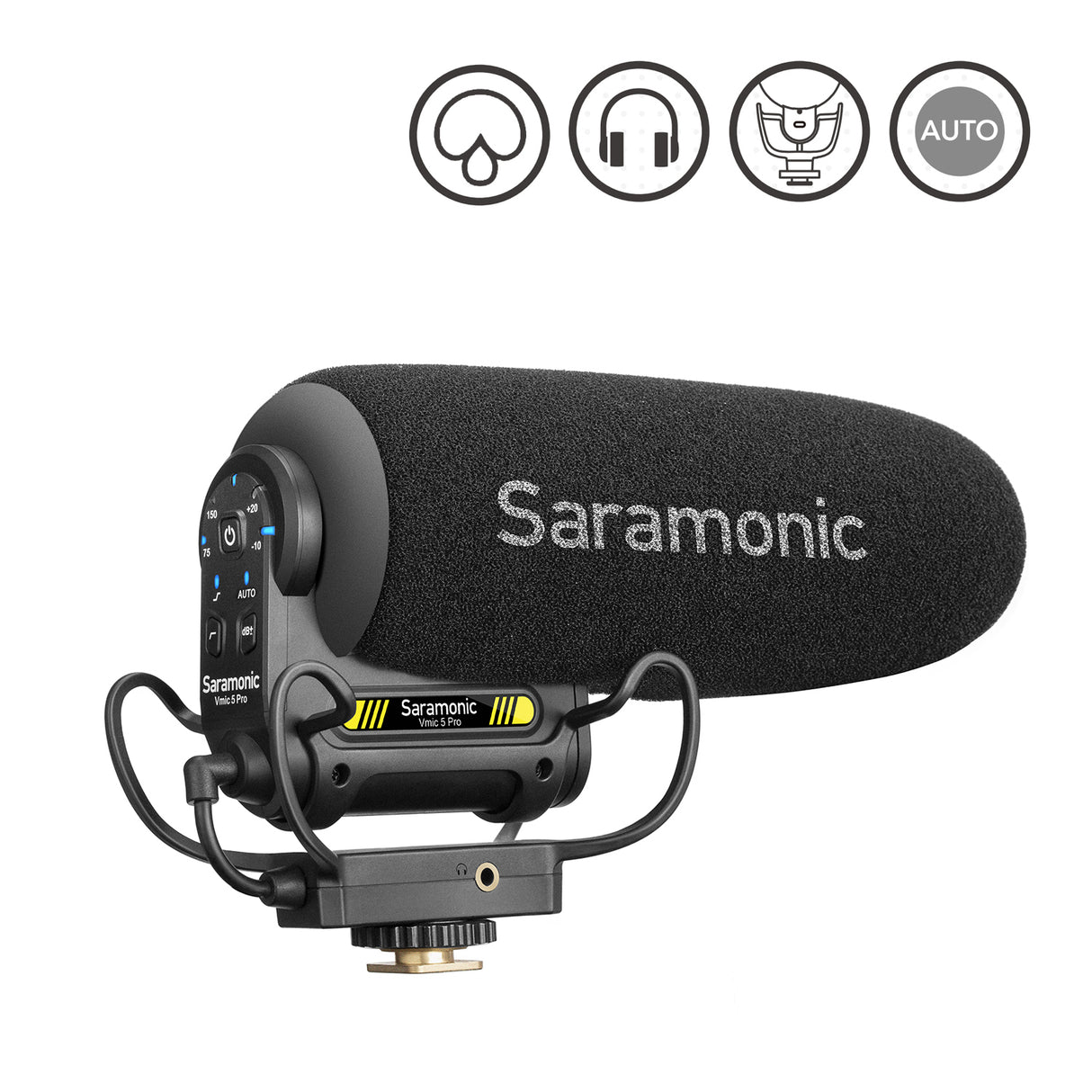 Das Saramonic Vmic5 Pro Supernieren-Kondensator-Richtrohrmikrofon für die Kamera