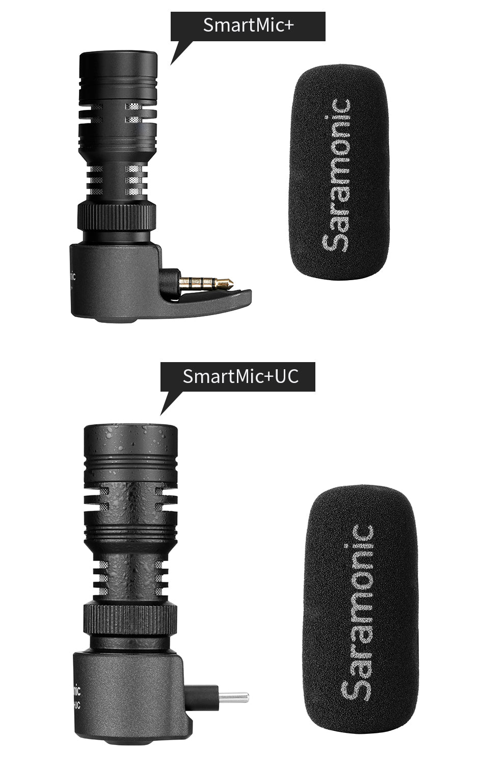 Saramonic Smart Mic+UC Directional microphone with type-c connector for android devices