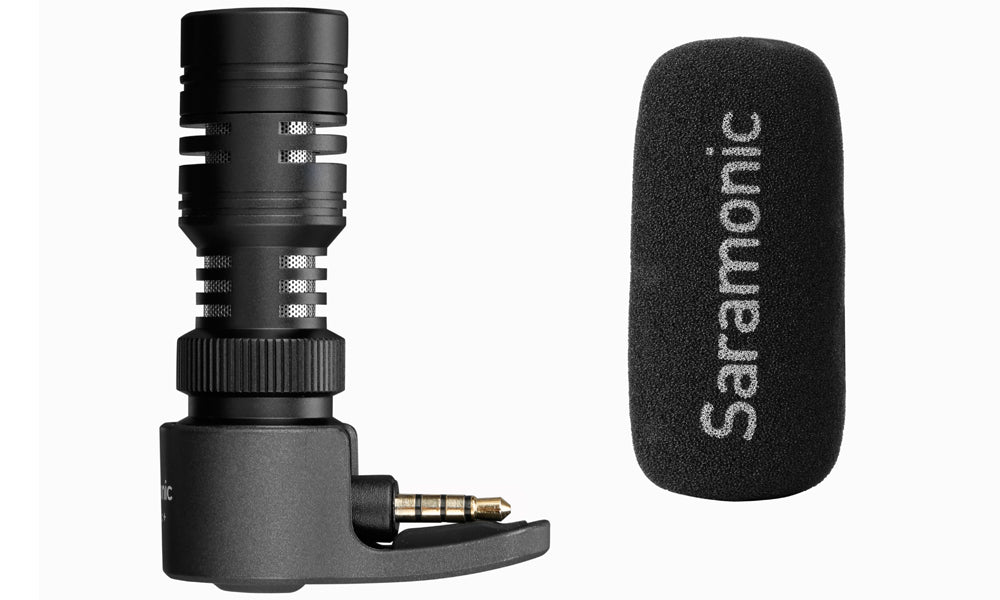 Saramonic SmartMic+ Directional Microphone for smartphone,tablets with 3,5mm TRRS headphone connector