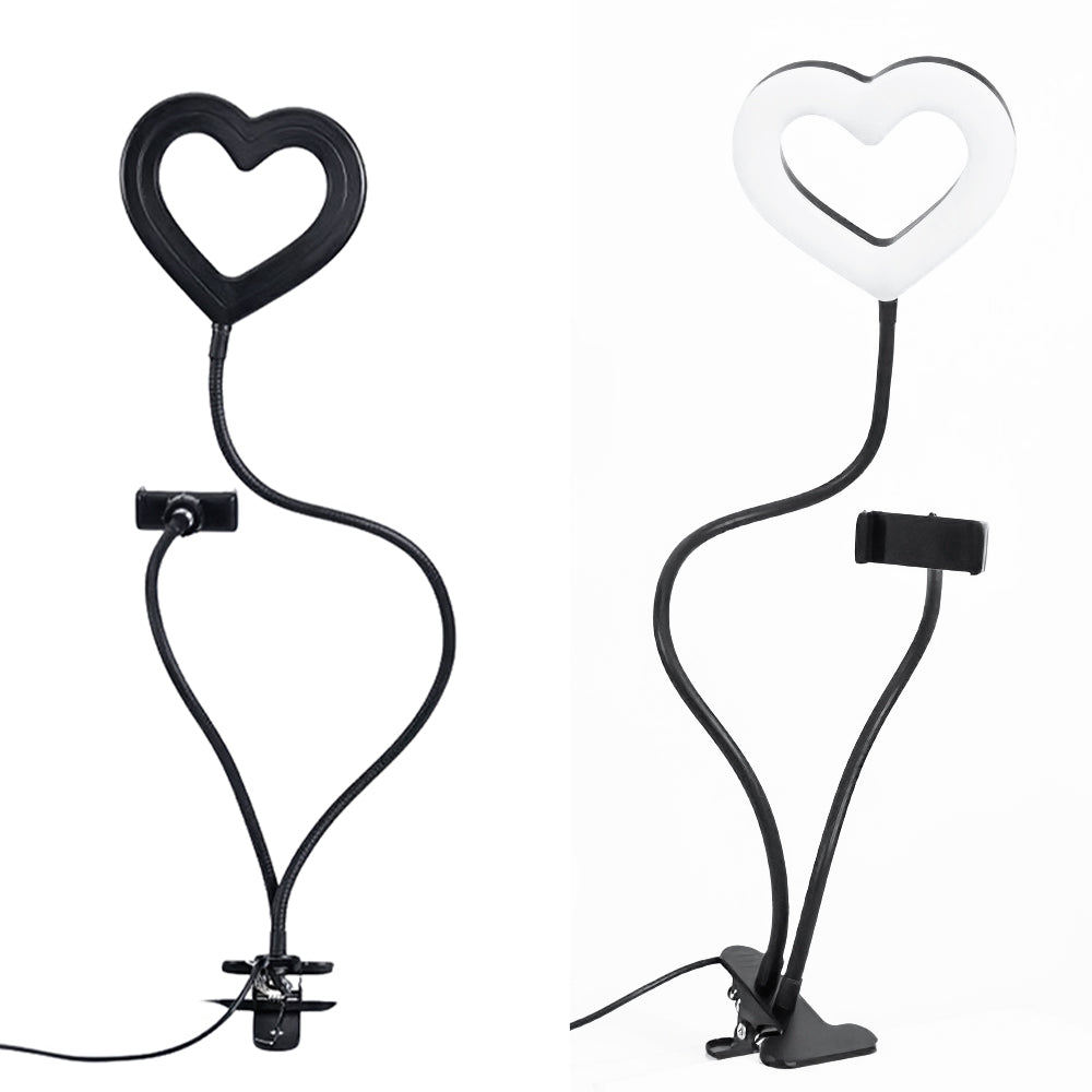 TRAVOR Ring Light Heart Shaped Ring Light