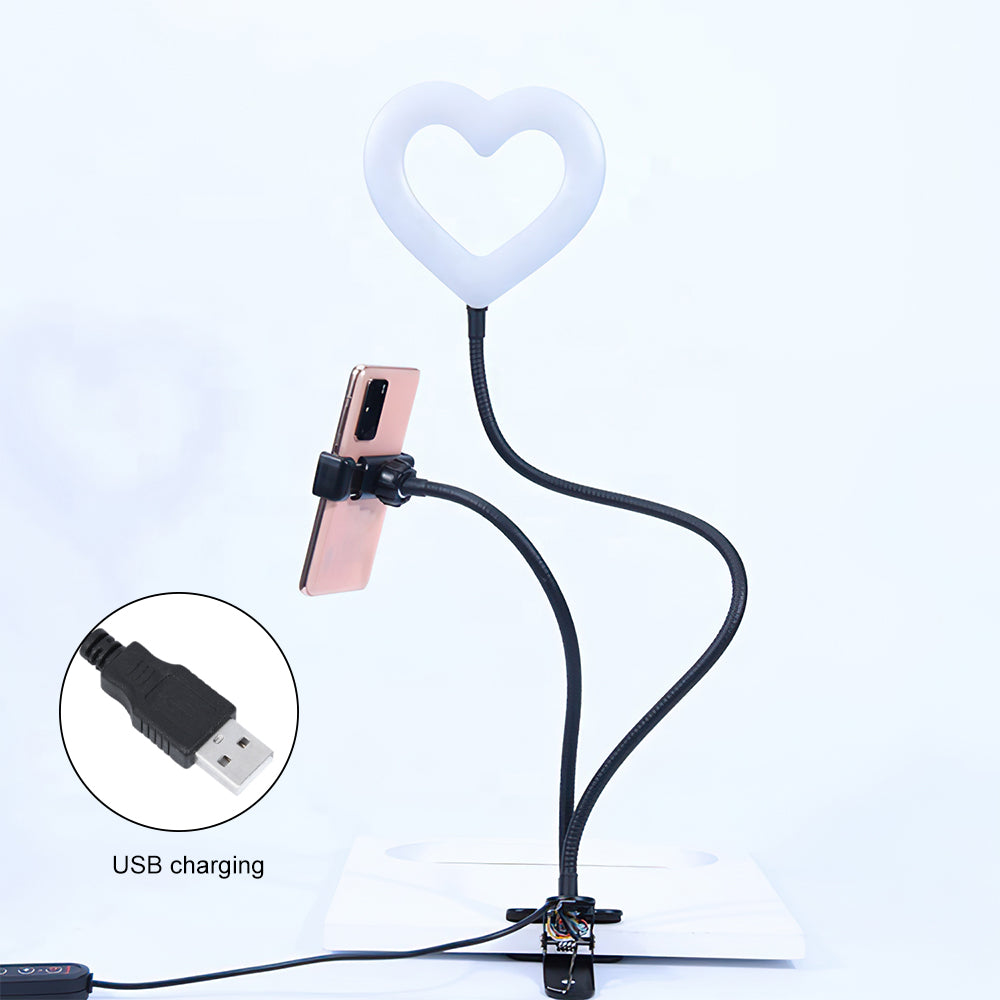 TRAVOR Ring Light Heart Shaped Ring Light