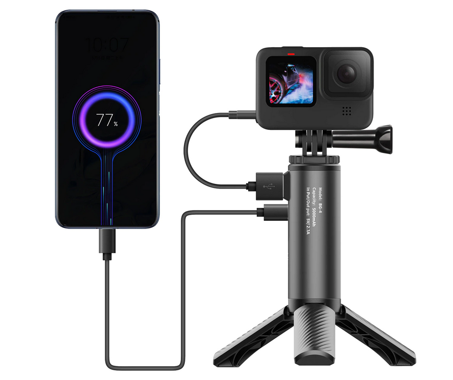 Ulanzi BG-4 Battery Hand Extension Grip Charging Power