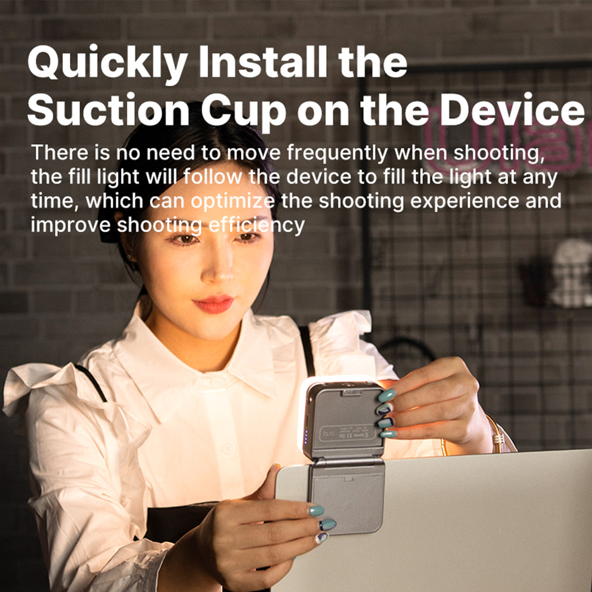 Ulanzi CL15 Mini LED Video Light For Laptop Video Conference Lighting