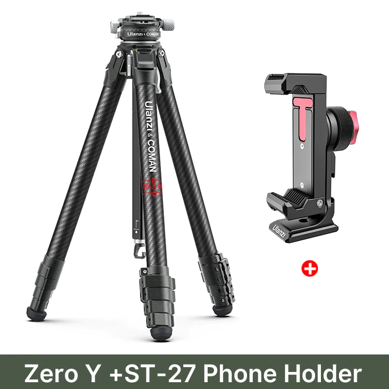 Ulanzi and Coman Zero Y Lightweight Travel Tripod
