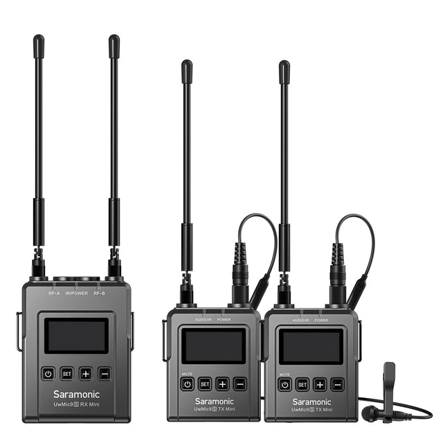Saramonic UwMic9S Kit1/2 Mini Wireless Lavalier Microphone