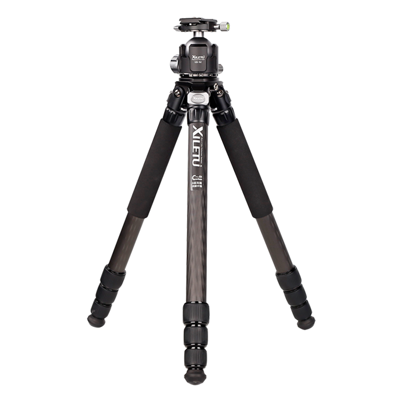 XILETU X324C+LG52 Professional Photography Carbon Fiber Tripod Kit
