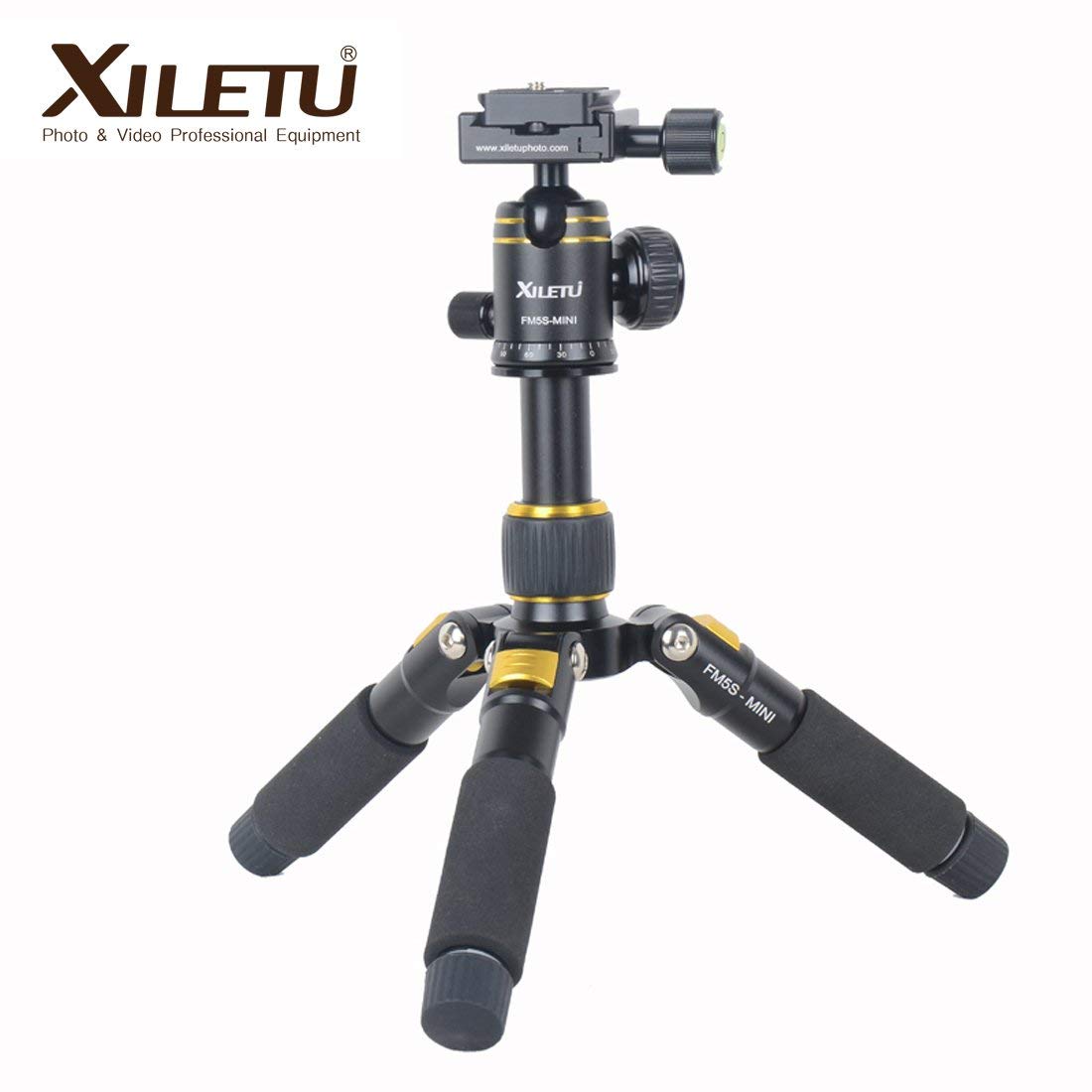 XILETU FM5S-Mini Tabletop Tripod For DSLR Mirrorless Camera
