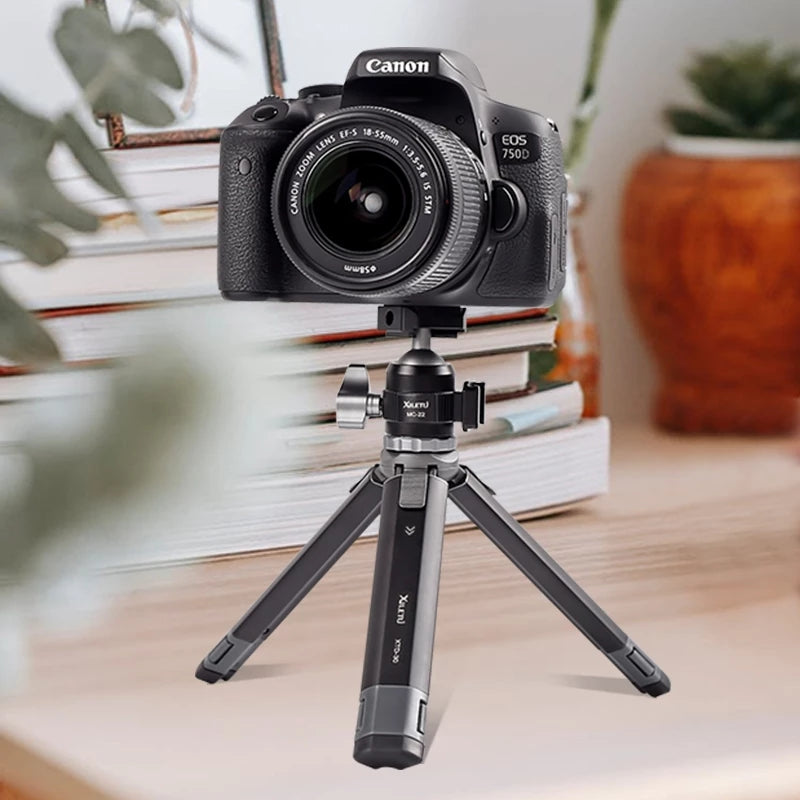 XILETU XTD30-MC22 Telescopic Tripod with 1/4 Screw Tripod Selfie Stick