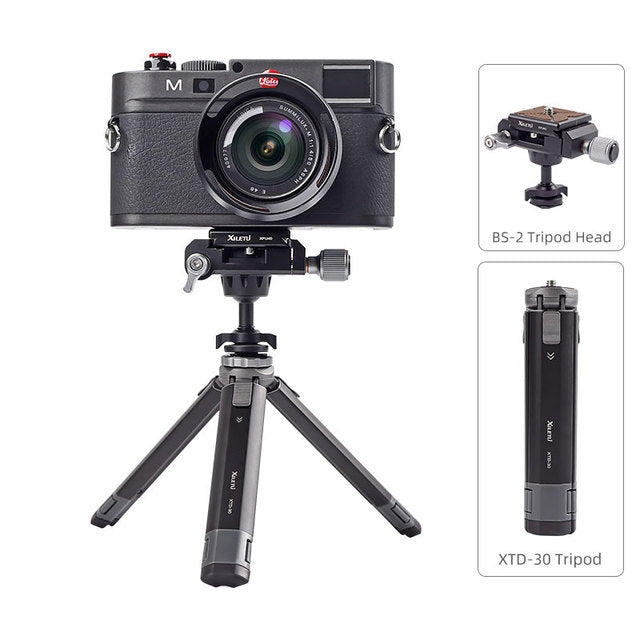 XILETU XTD30-MC22 Telescopic Tripod with 1/4 Screw Tripod Selfie Stick
