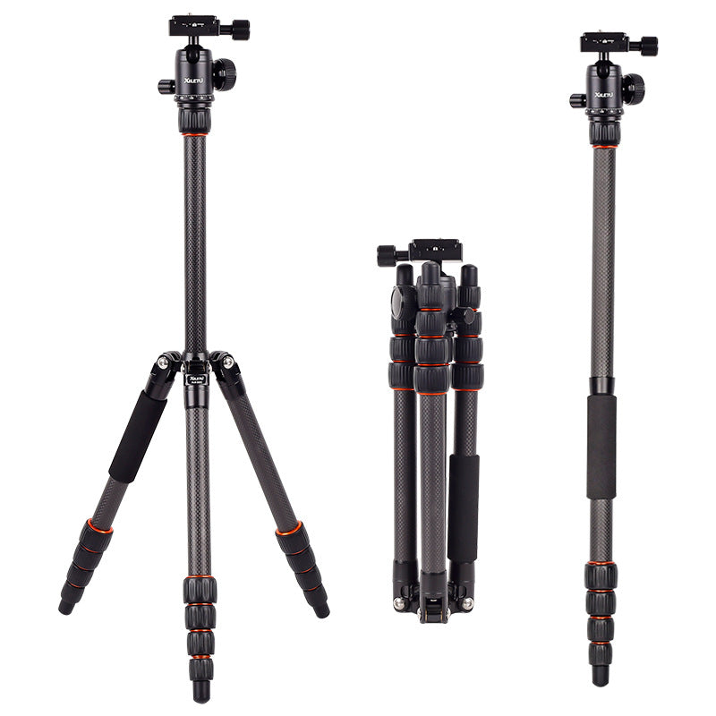 XILETU XLS-225C Professional Travel Portable Carbon Fiber Tripod