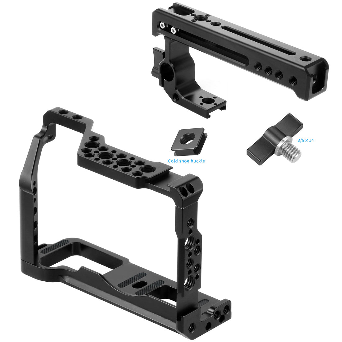 Feichao Fujifilm XT2 XT3 Top Handle Dslr Camera Cage Stabilizer Rig