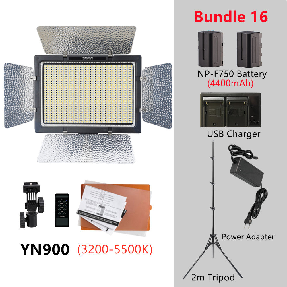 YONGNUO YN900 LED Video Light 3200-5500K Bi-color Lighting