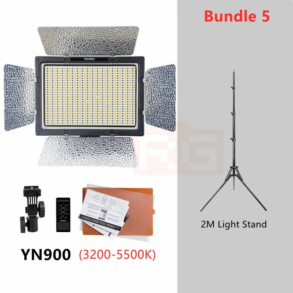 YONGNUO YN900 LED Video Light 3200-5500K Bi-color Lighting