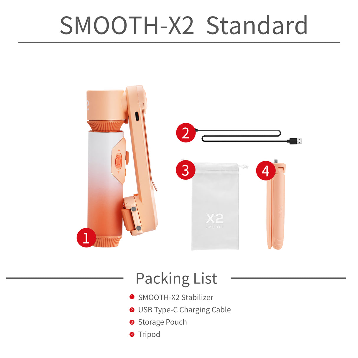 ZHIYUN SMOOTH X2 Phone Gimbal Handheld Stabilizer