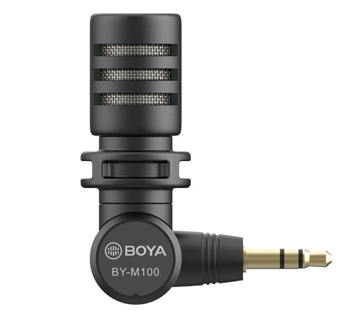BOYA BY-M110/100 3.5mm TRRS Mini Smortphone Microphone