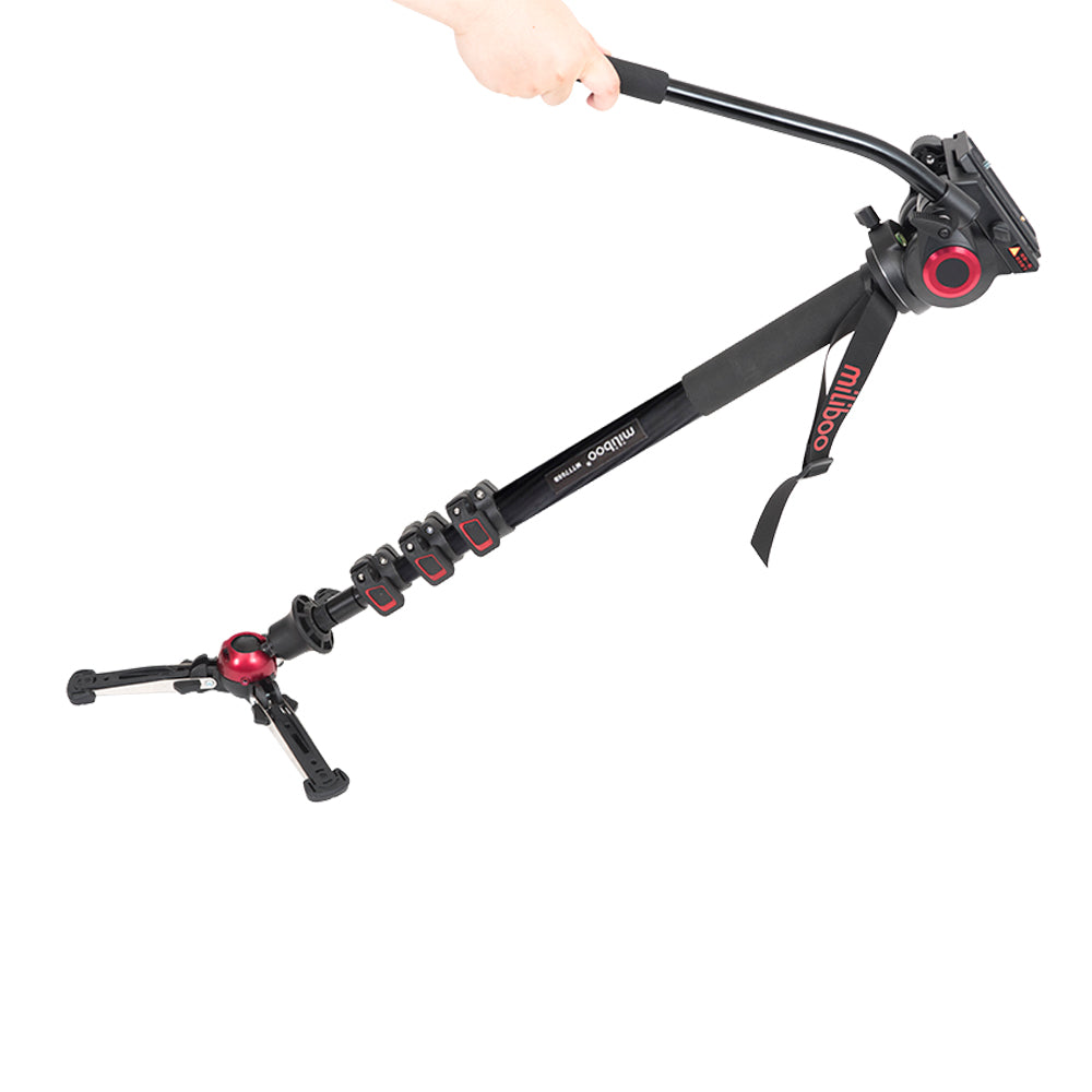 Miliboo MTT705BS Aluminum Carbon Portable Trip Camera Monopod