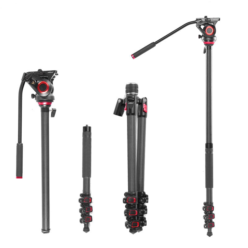 Miliboo MUFP Camera Tripod Carbon Fiber Lightweight Compact Tripod