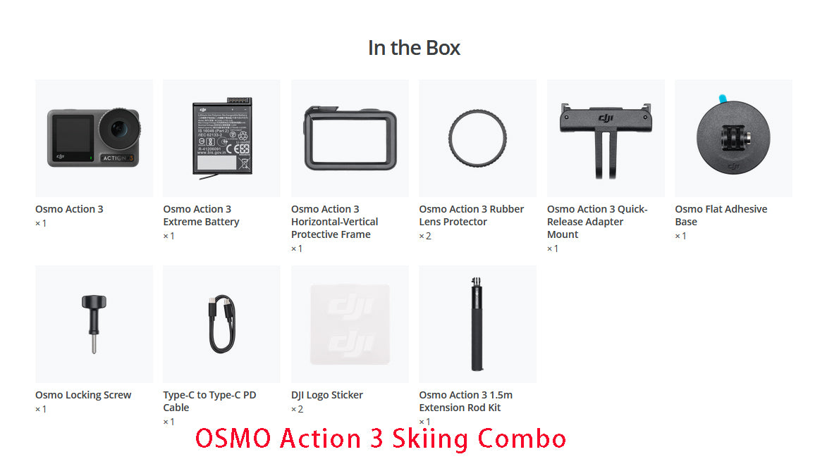 DJI Osmo Action 3 4K/120fps Dual Touchscreens Camera