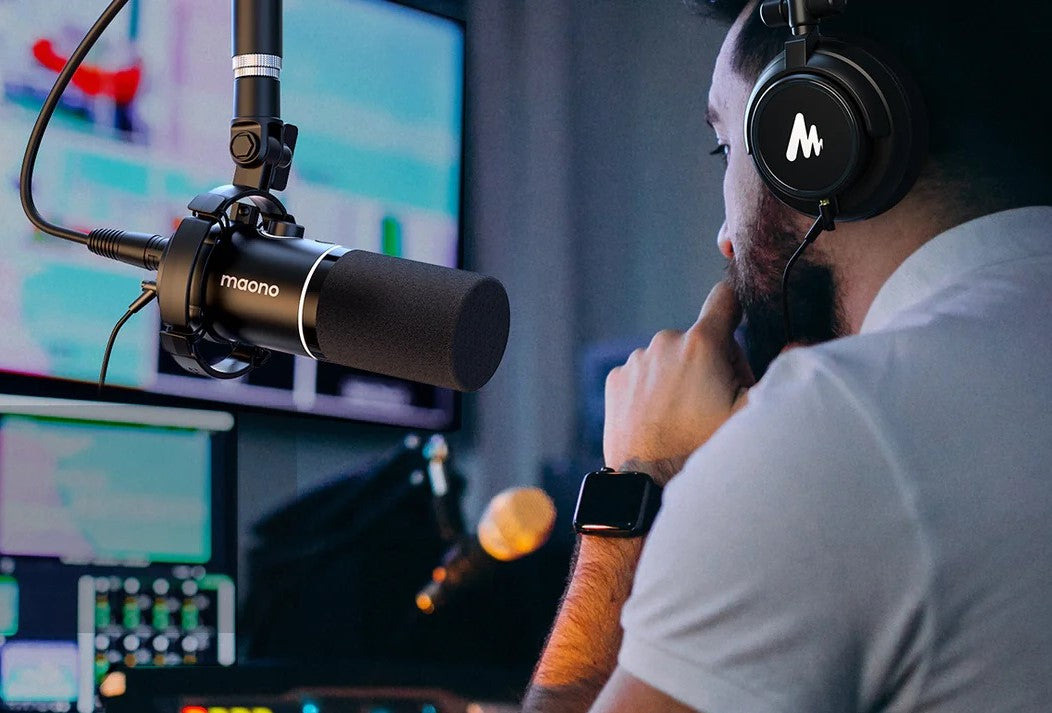 Maono Launched RGB lighting PD200X XLR/USB Dynamic Microphone