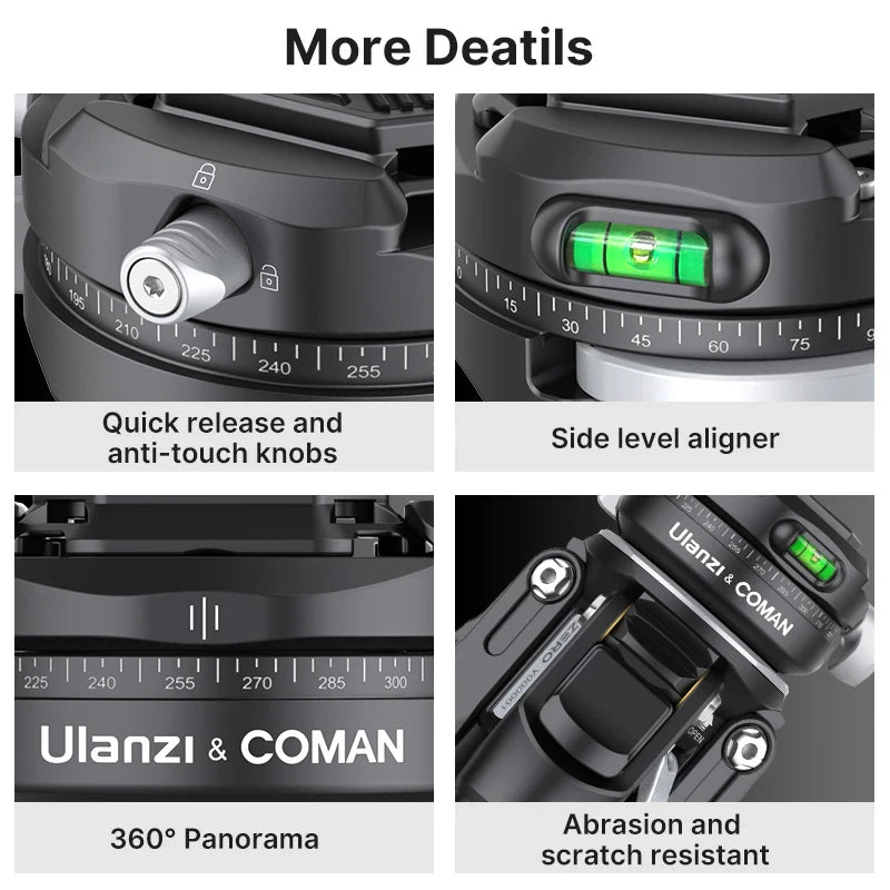 Ulanzi ZERO F38 Quick Release Travel Tripod 3131