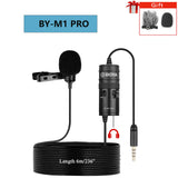 BOYA BY-M1 PRO Condenser Lavalier Lapel Clip-on Microphone