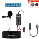 BOYA BY-M1 PRO Condenser Lavalier Lapel Clip-on Microphone