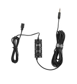 BOYA BY-M1 PRO II 6m Condenser Lavalier Lapel Microphone for Smartphone iPhone