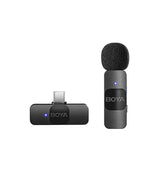 BOYA BY-V1/V10 Professional Wireless Lavalier Mini Microphone for iPhone iPad Android