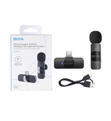 BOYA BY-V1/V10 Professional Wireless Lavalier Mini Microphone for iPhone iPad Android