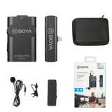 BOYA BY-WM4 PRO Wireless Lavalier Lapel Microphone