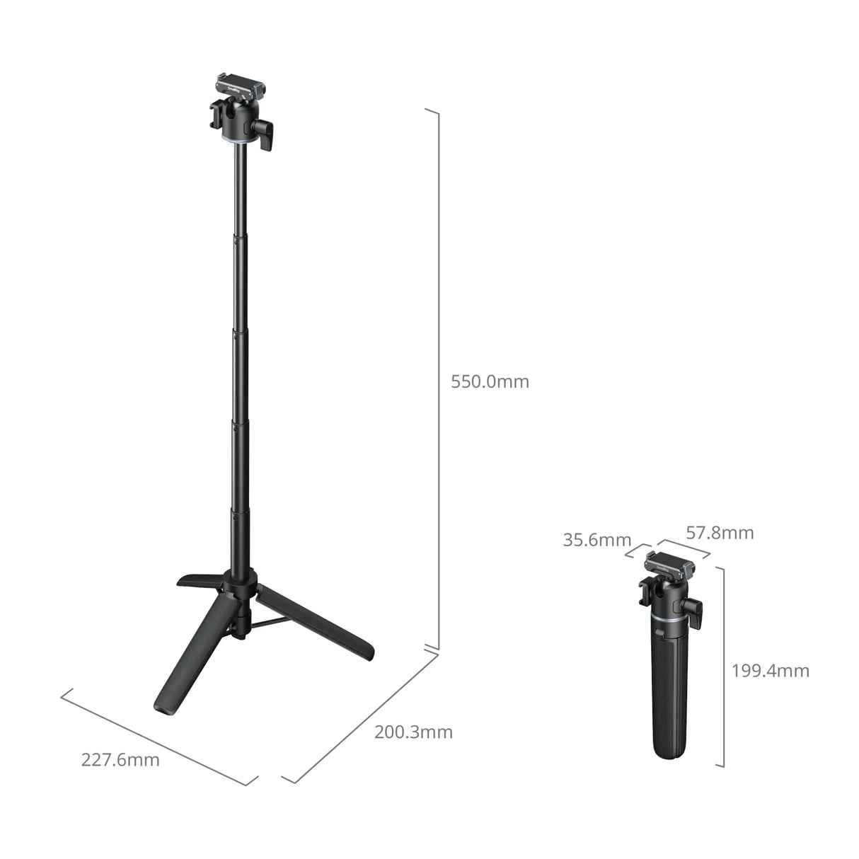 Smallrig Grip-Tripod for DJI Osmo Action 5 Pro / 4 / 3