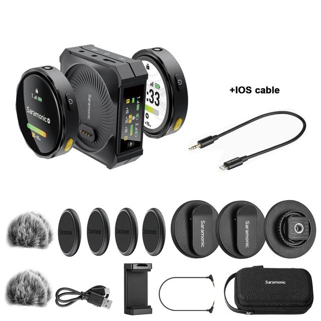 Saramonic BlinkMe B2 Wireless Lavalier Lapel Microphone For Youtube Live Streaming