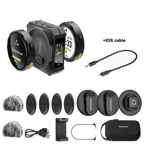 Saramonic BlinkMe B2 Wireless Lavalier Lapel Microphone For Youtube Live Streaming