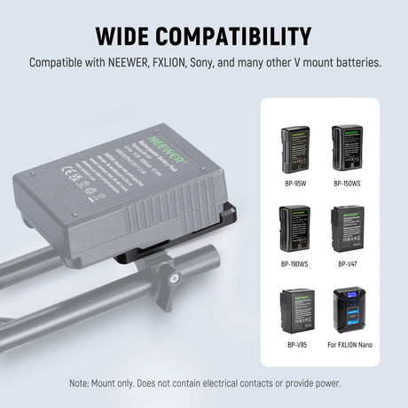 NEEWER PS005 Mini V Mount Battery Plate
