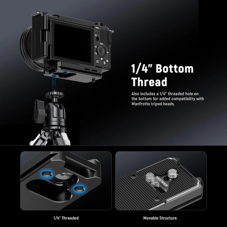 NEEWER QRP-11 Arca Type Quick Release Plate For AirTag