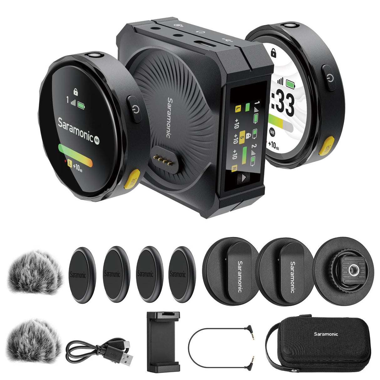 Saramonic BlinkMe B2 Wireless Lavalier Lapel Microphone For Youtube Live Streaming