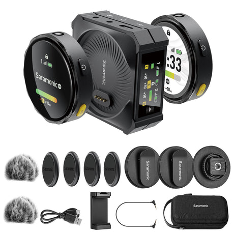 Saramonic BlinkMe B2 Wireless Lavalier Lapel Microphone For Youtube Live Streaming