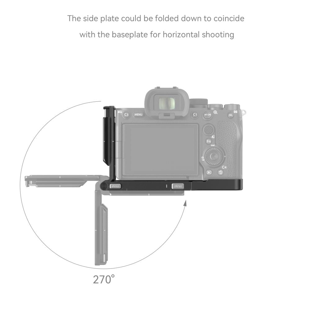 SmallRig Foldable L-Shape Mount Plate for Sony Alpha 7R V  Alpha 7 IV  Alpha 7S III 3984