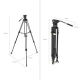 SmallRig FreeBlazer Heavy-Duty Carbon Fiber Tripod Kit AD-100 3989