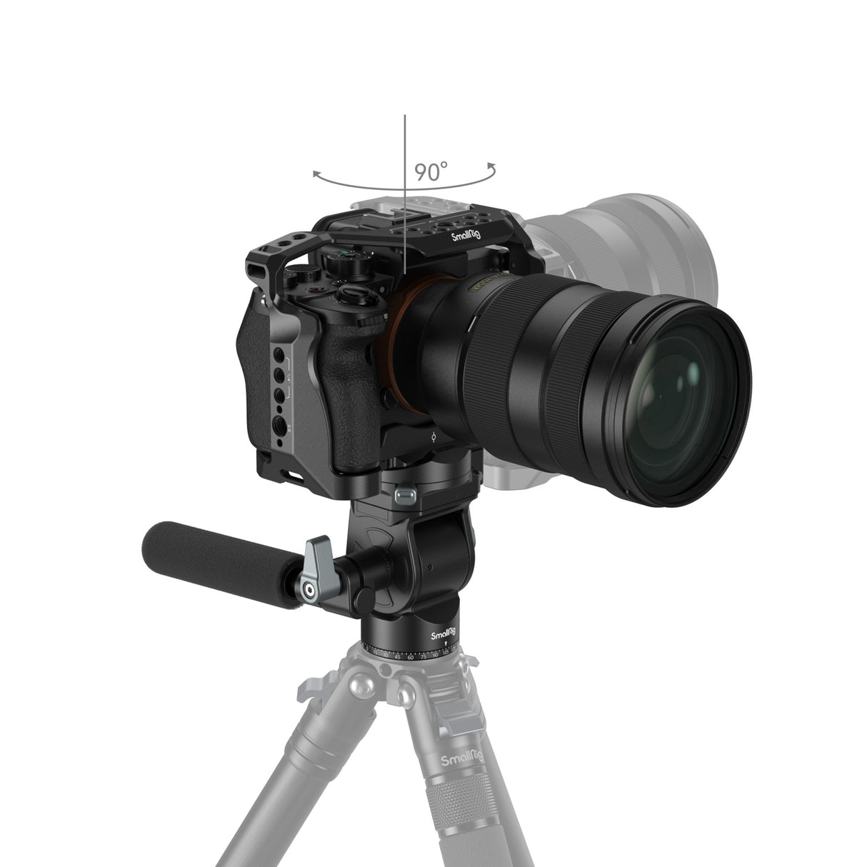 SmallRig Lightweight Video Head for Vertical Shooting 4104