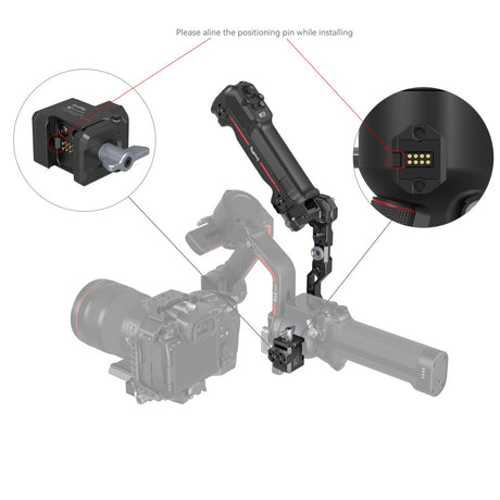 SmallRig Wireless Control Sling Handgrip for DJI RS2 DJI RS 3 Pro  3919
